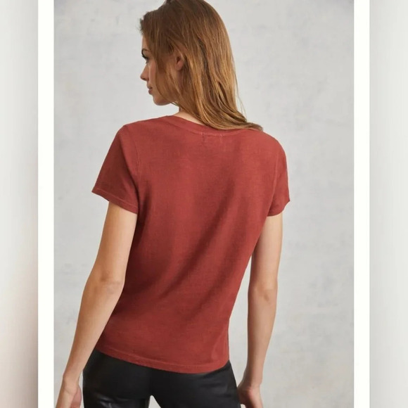 Anthropologie T.La Isadora Rust Tee - Picture 2 of 8